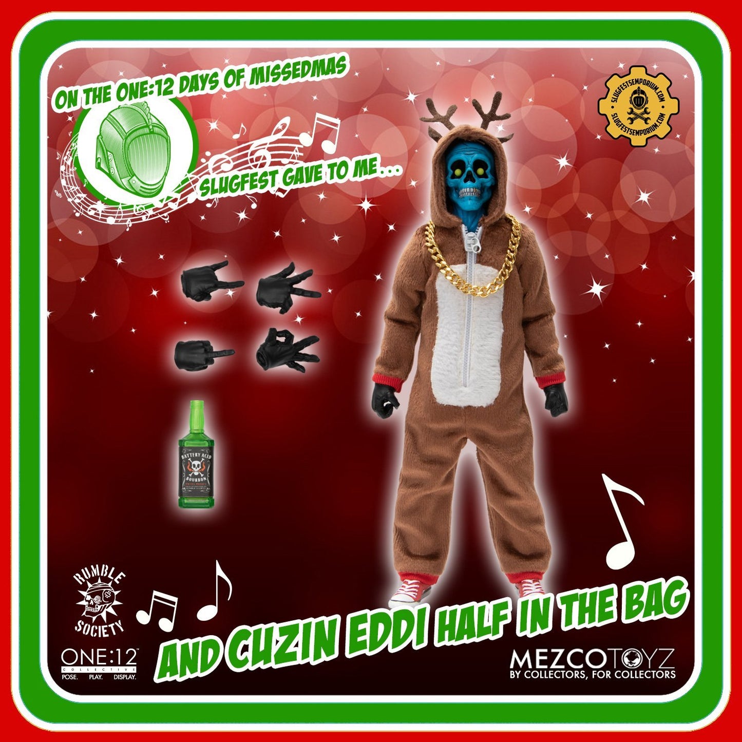 Mezco One:12 Collective - Slugfest’s Emporium of Badassery Advent Calendar (OPEN TO INSPECT)