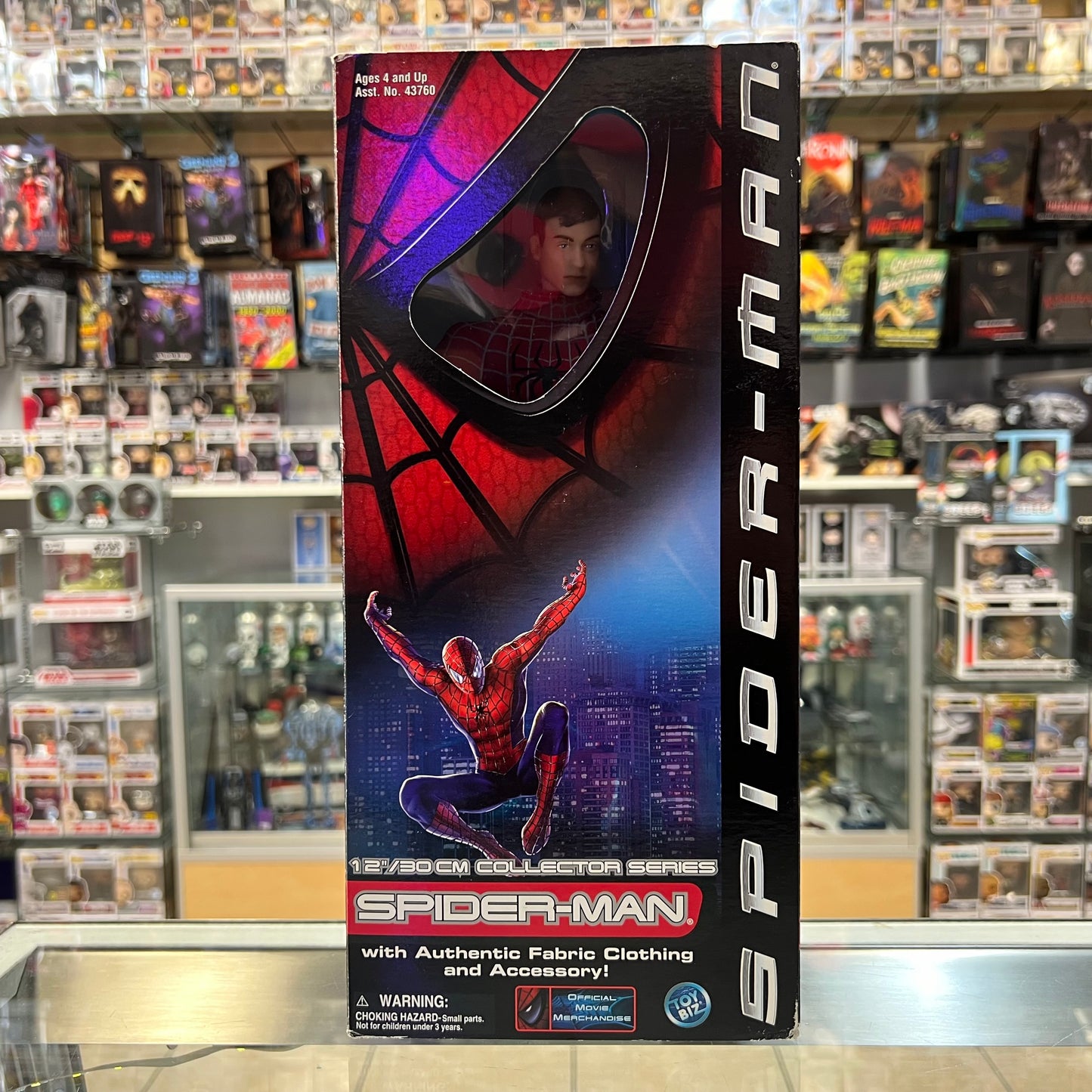 Toybiz 12in - Spider-Man Collector Series with Authentic Fabric Clothing (2001)