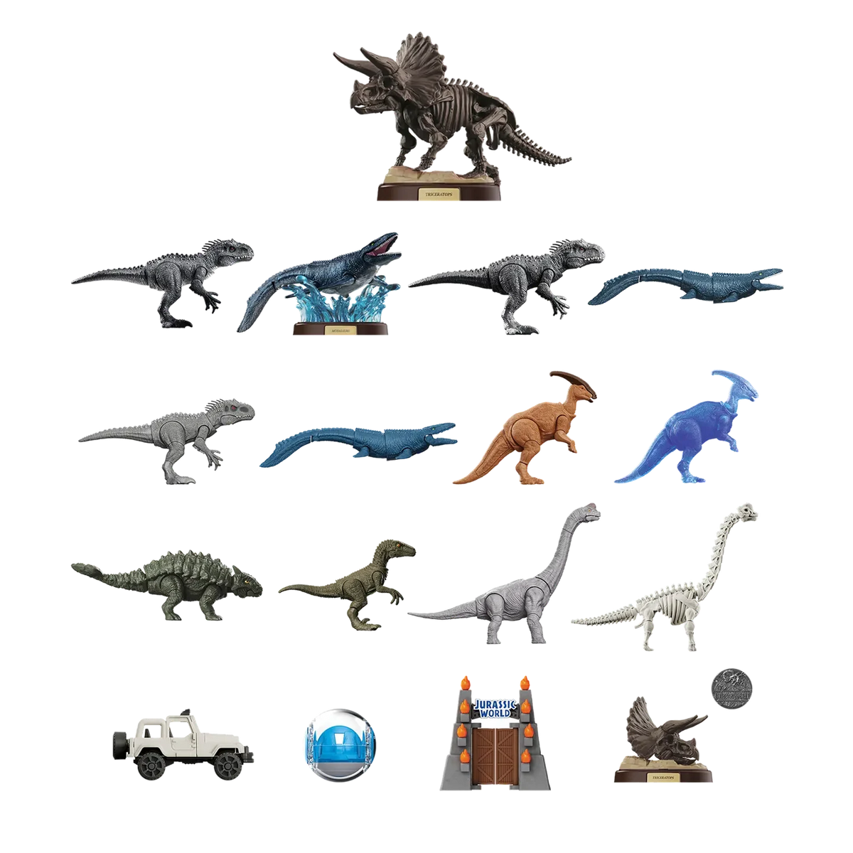 Jurassic World Blokees: Terraventure TS 02 Welcome to Jurassic World - Sealed Box of 12 Model Kits