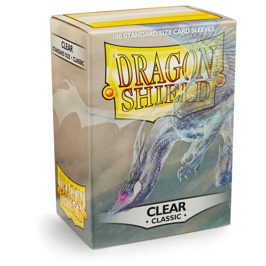 Dragon Shield Classic - Clear (100-Pack) - Dragon Shield Card Sleeves - Standard Size