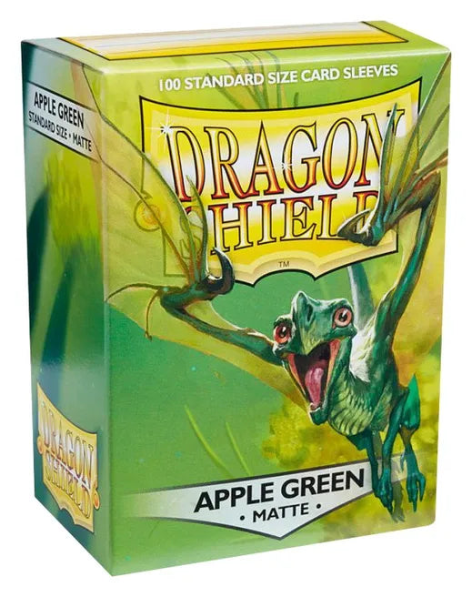 Dragon Shield Matte Sleeves - Apple Green (100-Pack) - Dragon Shield Card Sleeves