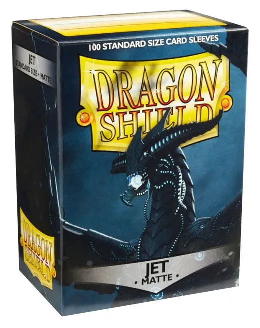Dragon Shield Matte Sleeves - Jet (100-Pack) - Dragon Shield Card Sleeves