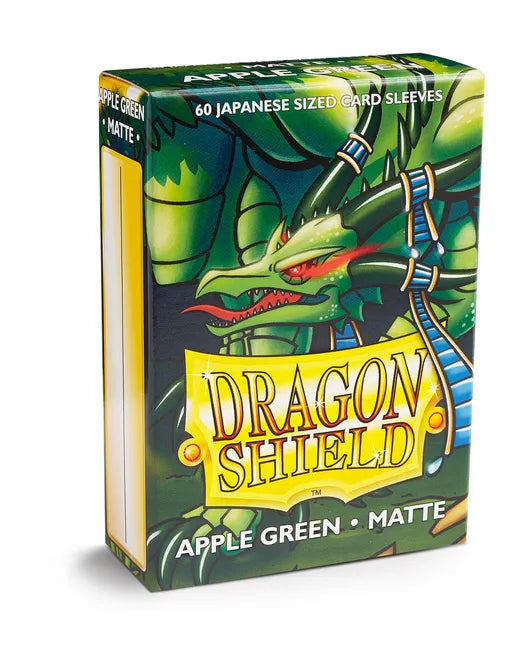 Dragon Shield Matte Japanese Sleeves - Apple Green (60-Pack) - Dragon Shield Card Sleeves