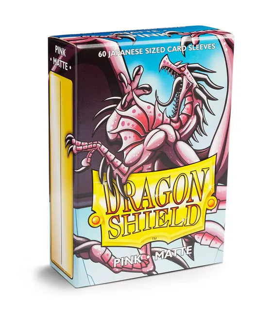 Dragon Shield Matte Japanese Sleeves - Pink (60-Pack) - Dragon Shield Card Sleeves