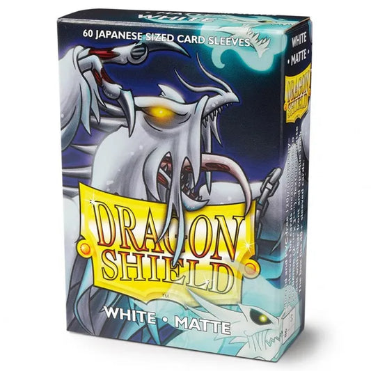 Dragon Shield Matte Japanese Sleeves - White (60-Pack) - Dragon Shield Card Sleeves