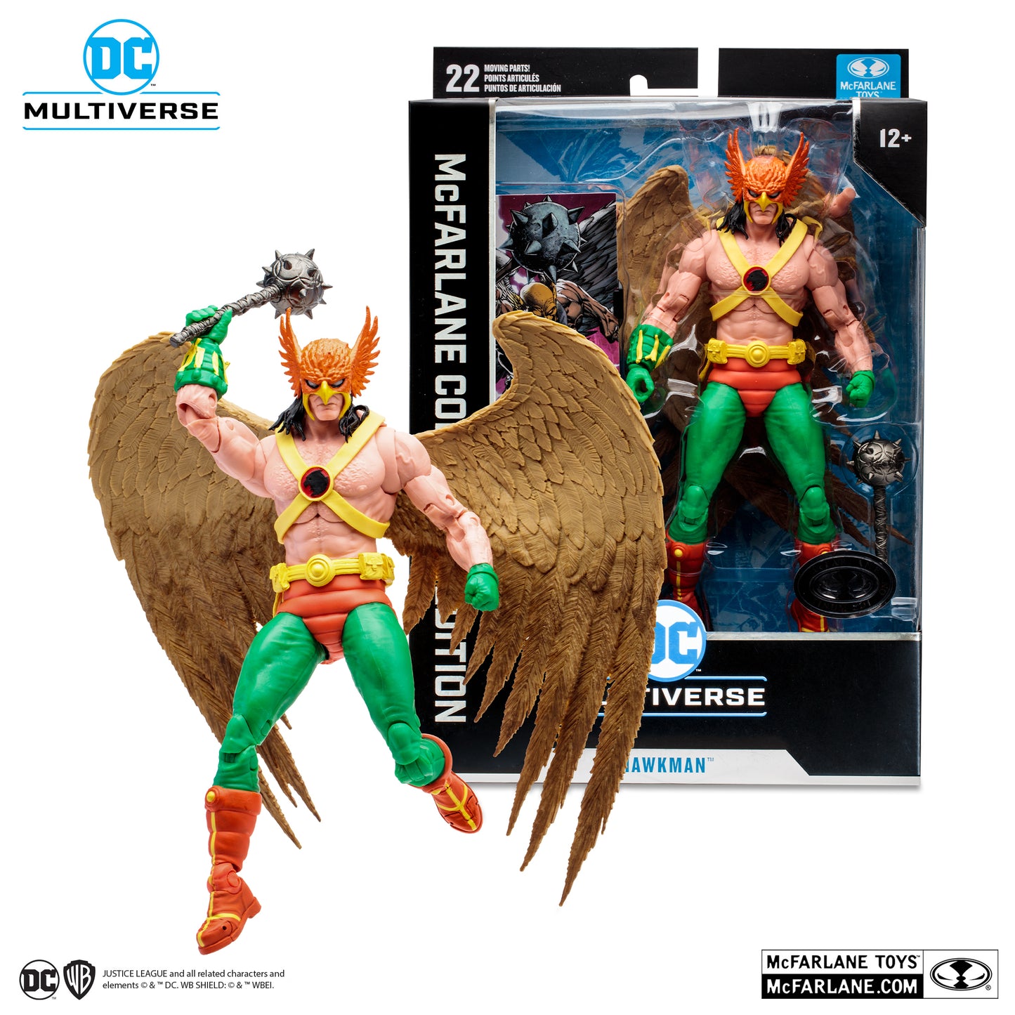McFarlane Toys DC Multiverse - Hawkman Zero Hour Platinum (McFarlane Collector Edition)