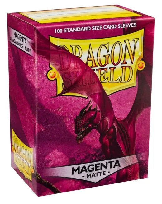 Dragon Shield Matte Sleeves - Magenta (100-Pack) - Dragon Shield Card Sleeves