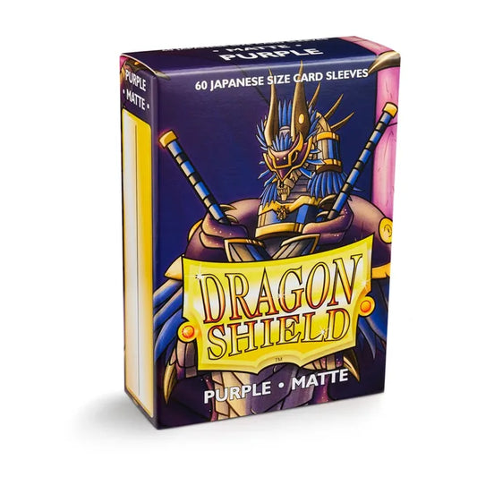 Dragon Shield Matte Japanese Sleeves - Purple (60-Pack) - Dragon Shield Card Sleeves