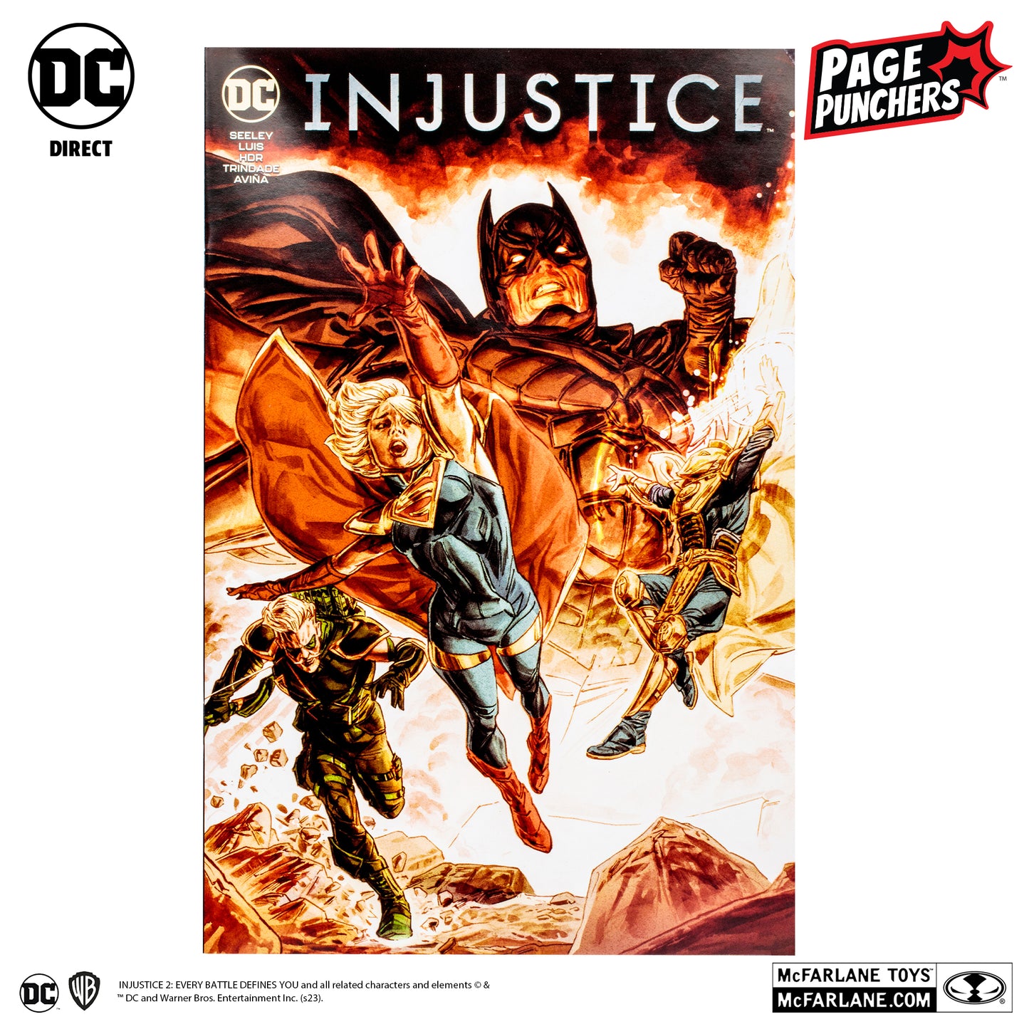 McFarlane Toys DC Direct -Supergirl 7" Figure with Comic (Injustice 2)