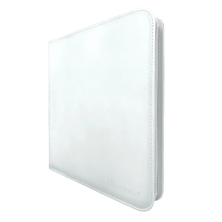 Vivid 9-Pocket Zippered PRO-Binder: White