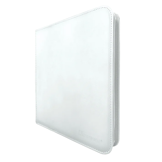 Vivid 9-Pocket Zippered PRO-Binder: White