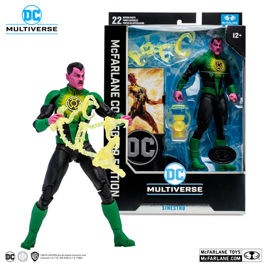 McFarlane Toys DC Multiverse - Sinestro (Sinestro Corps Wars) Platinum Edition