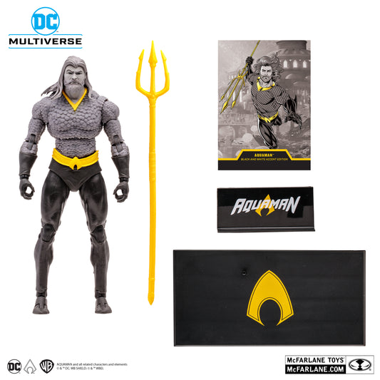 McFarlane Toys - Aquaman (Endless Winter) Black & White Accent Edition (Gold Label)