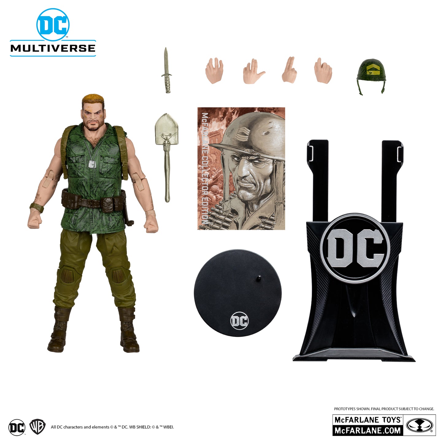 McFarlane Toys - DC Multiverse - Sergeant Rock - McFarlane Collector Edition