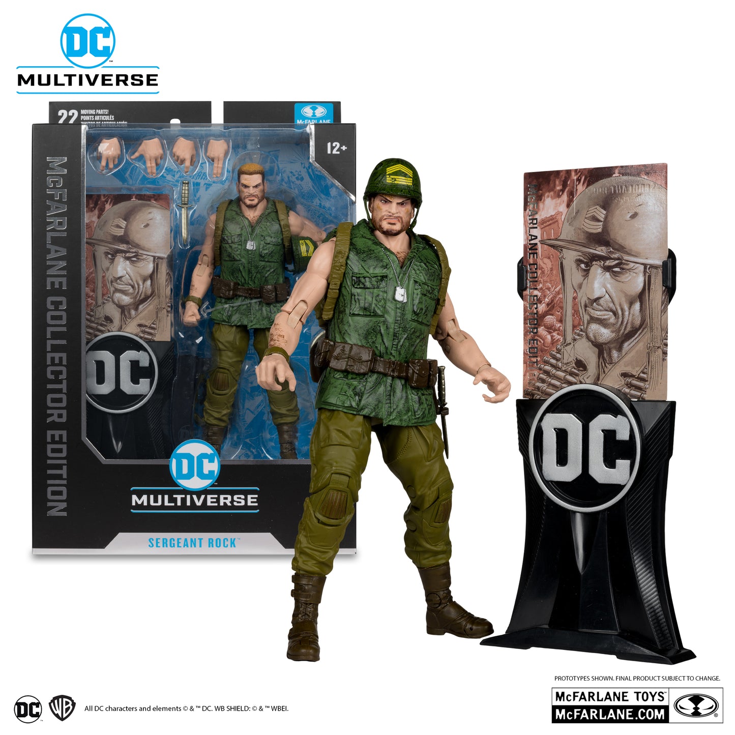 McFarlane Toys - DC Multiverse - Sergeant Rock - McFarlane Collector Edition