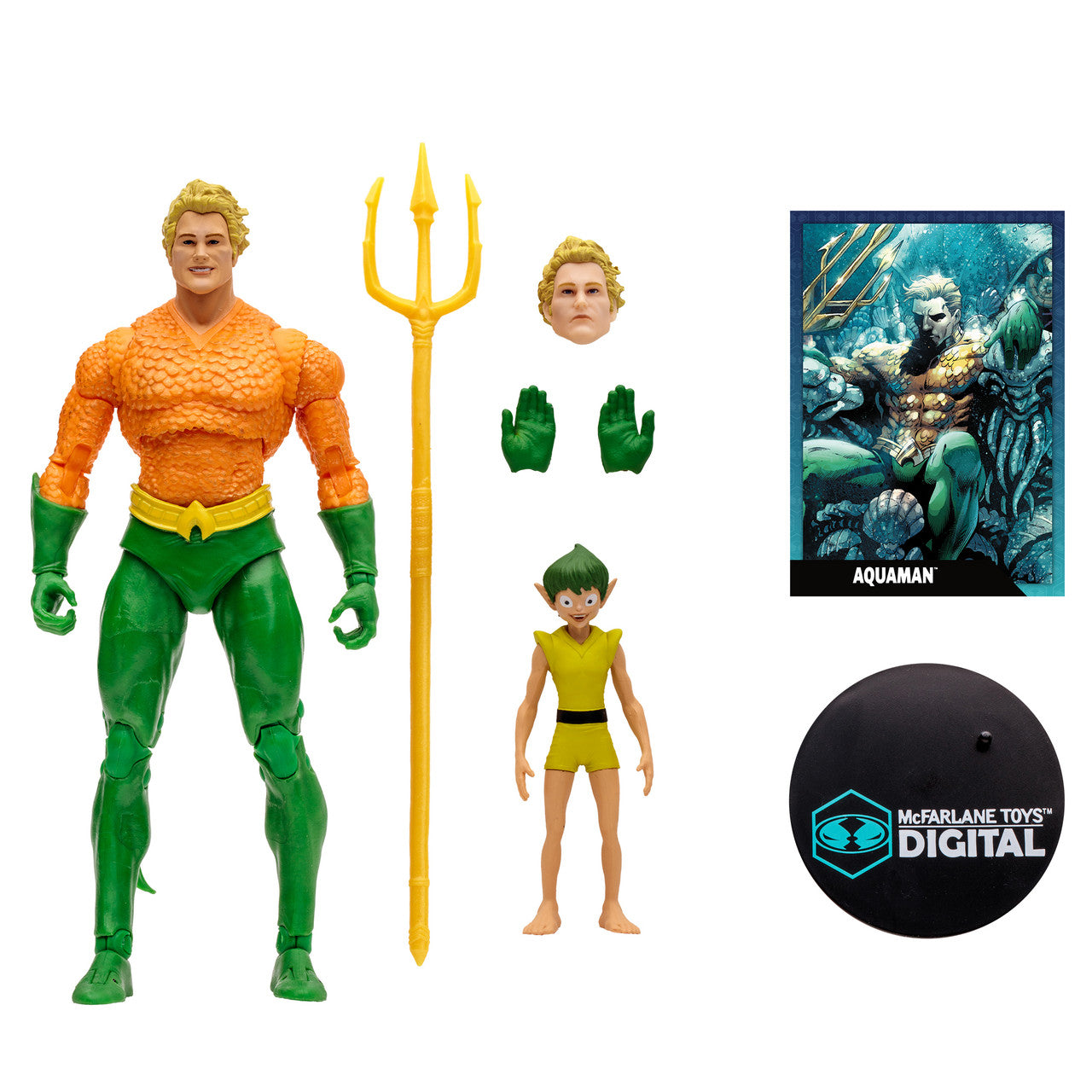 McFarlane Toys - Aquaman (DC Classic) 7" Figure Digital