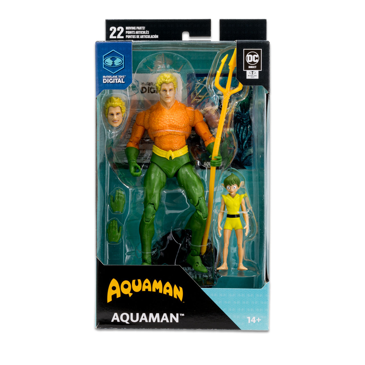 McFarlane Toys - Aquaman (DC Classic) 7" Figure Digital