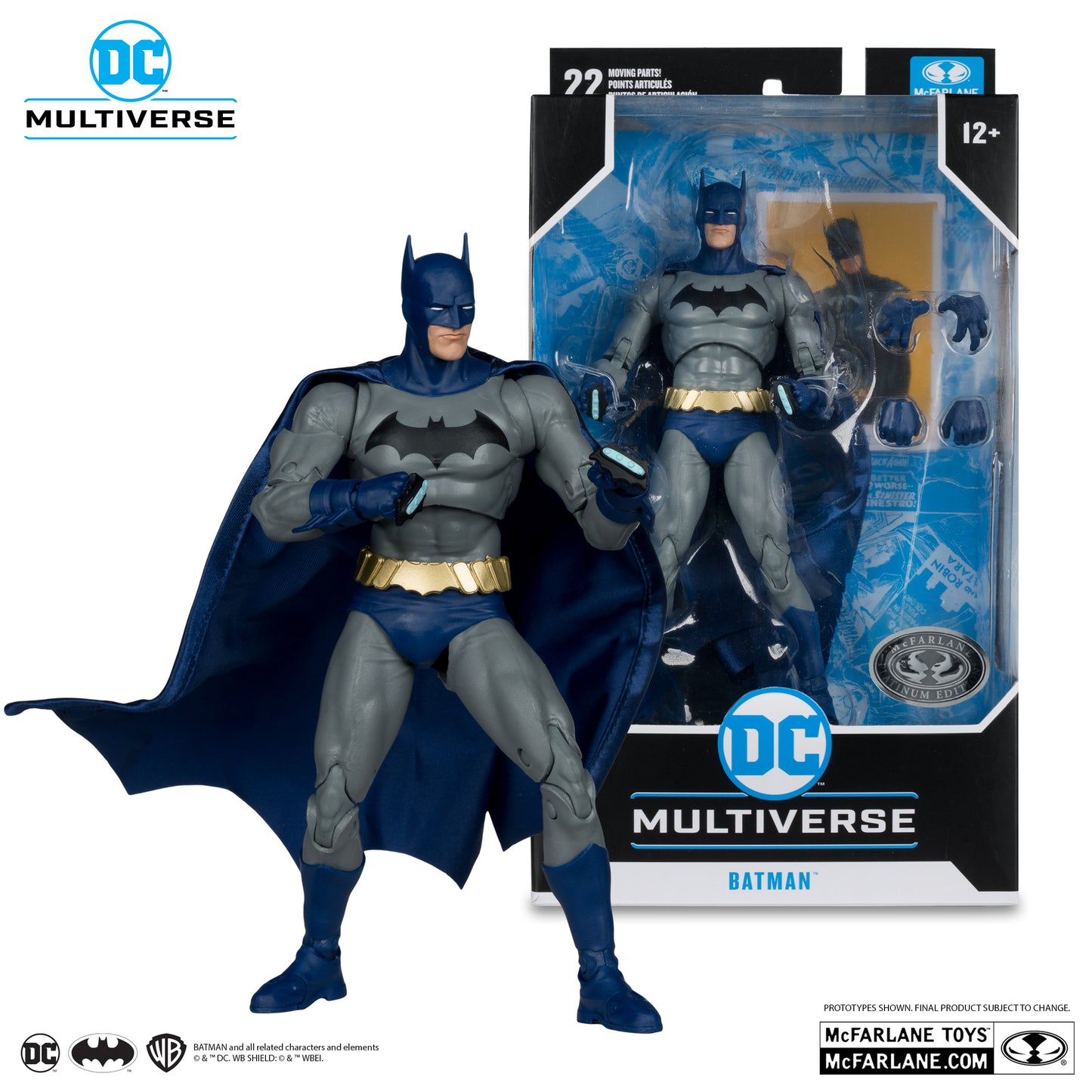 McFarlane Toys DC Multiverse - Batman [Reborn] - (Platinum Edition)