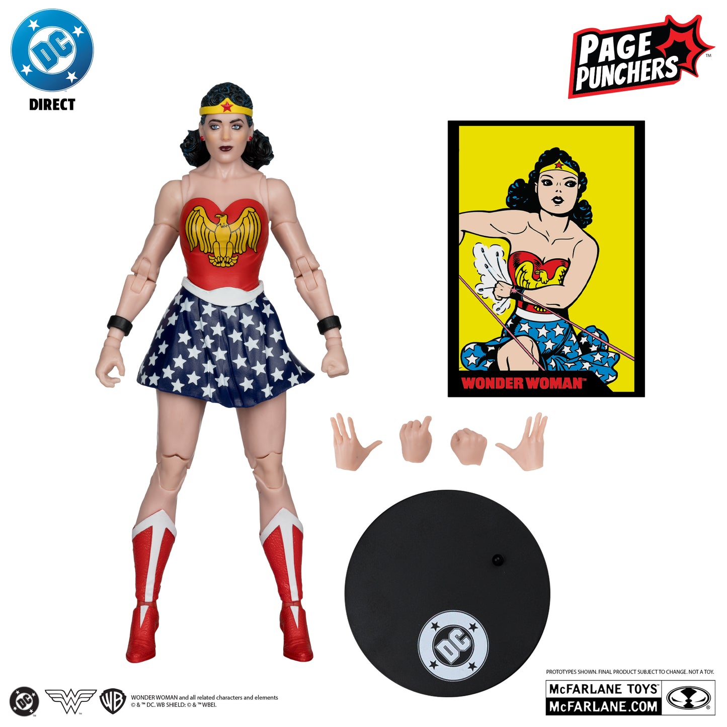 McFarlane Toys - Wonder Woman 7" Figure with Comic - DC Direct