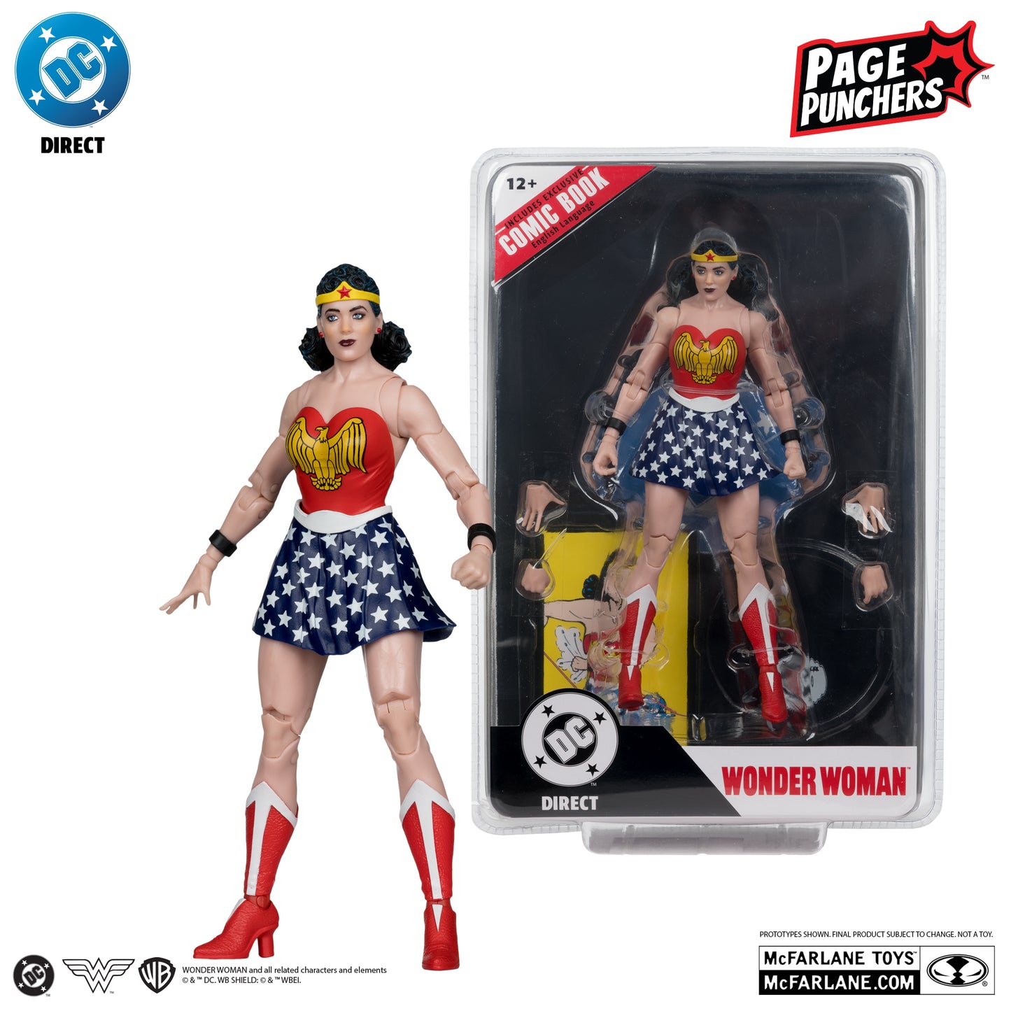 McFarlane Toys - Wonder Woman 7" Figure with Comic - DC Direct