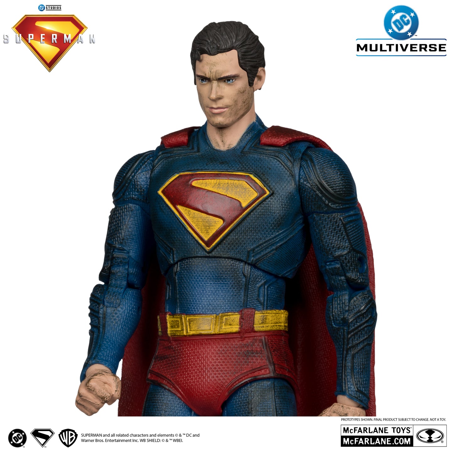 McFarlane Toys DC Multiverse - Superman Battle Damage - Gold Label
