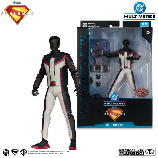 McFarlane Toys DC Multiverse - Mr. Terrific (Superman Movie) - Deluxe Theatrical Edition (Red Platinum Edition)