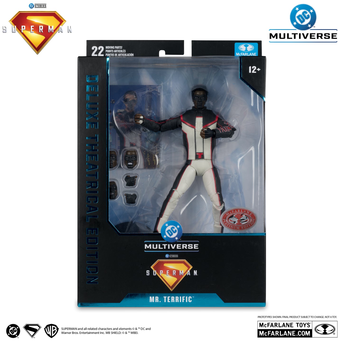 McFarlane Toys DC Multiverse - Mr. Terrific (Superman Movie) - Deluxe Theatrical Edition (Red Platinum Edition)