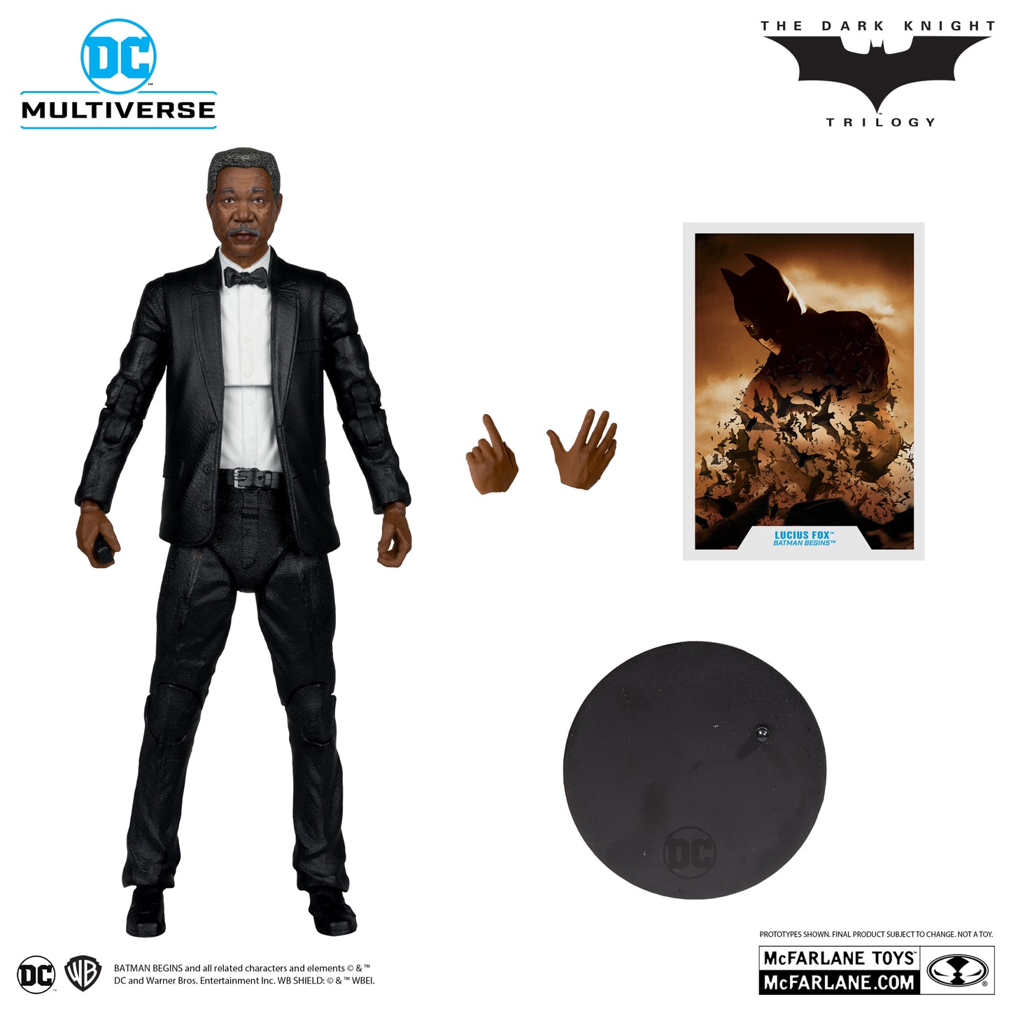 McFarlane Toys DC Multiverse - Lucius Fox (Batman Begins) - (Platinum Edition)