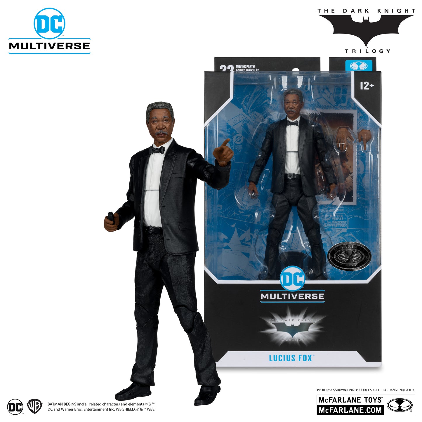 McFarlane Toys DC Multiverse - Lucius Fox (Batman Begins) - (Platinum Edition)