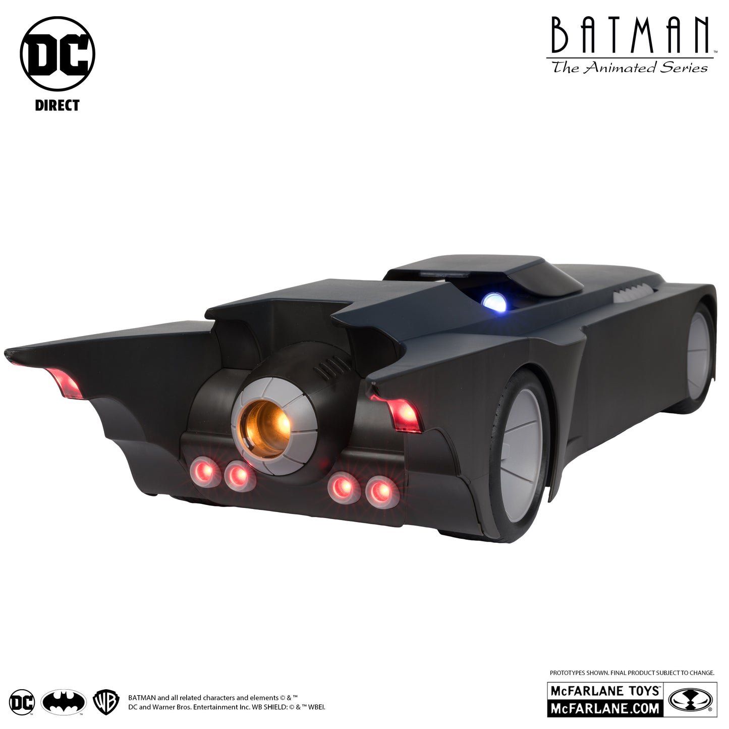 McFarlane Toys DC Multiverse - Batman The Animated Series - Batmobile (Gold Label)