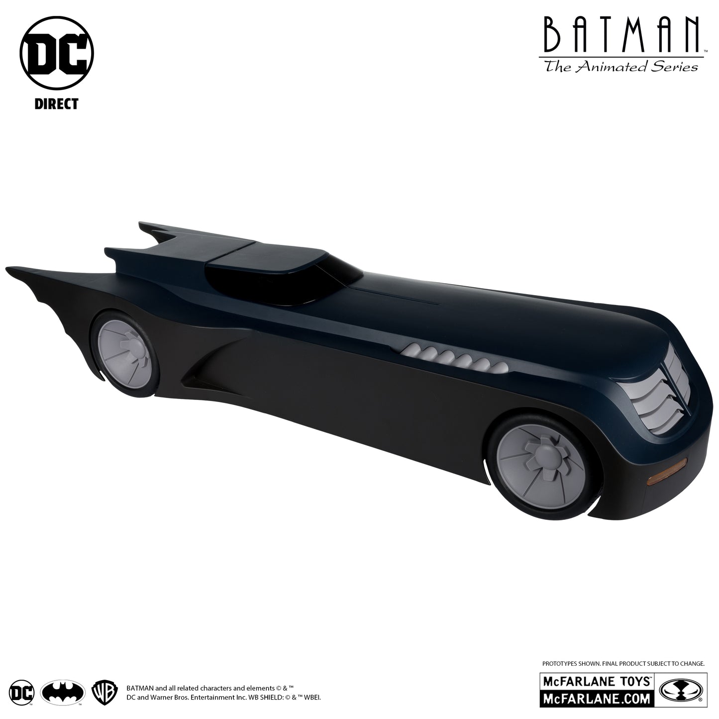 McFarlane Toys DC Multiverse - Batman The Animated Series - Batmobile (Gold Label)