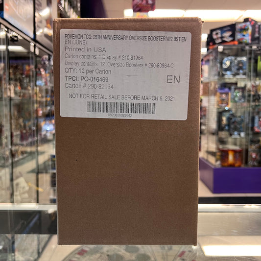 Pokémon TCG: 25th Anniversary First Partner Pack Unova (June) Sealed Case (12x Packs)