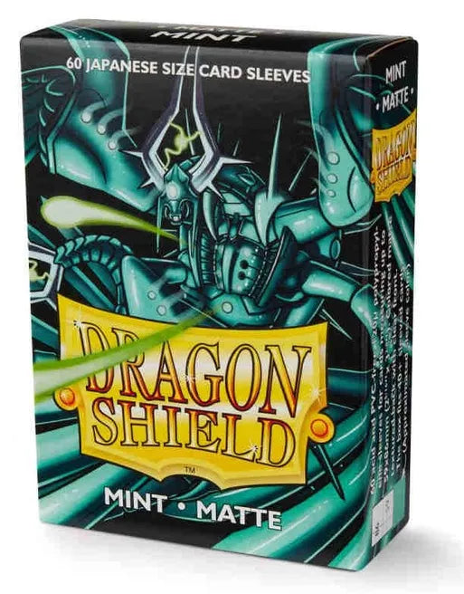 Dragon Shield Matte Japanese Sleeves - Mint (60-Pack) - Dragon Shield Card Sleeves