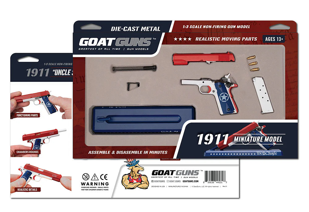 Miniature 1911 Die Cast Model Kit - (1911 Model - USA)