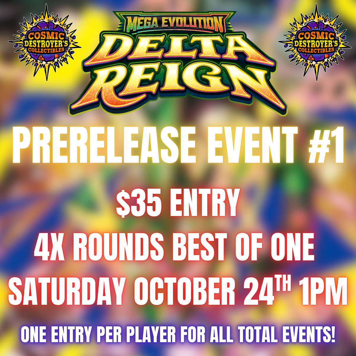 Pokemon TCG: Delta Reign Prerelease Event (YOU PICK DATE) LIMIT ONE!!!!!!!