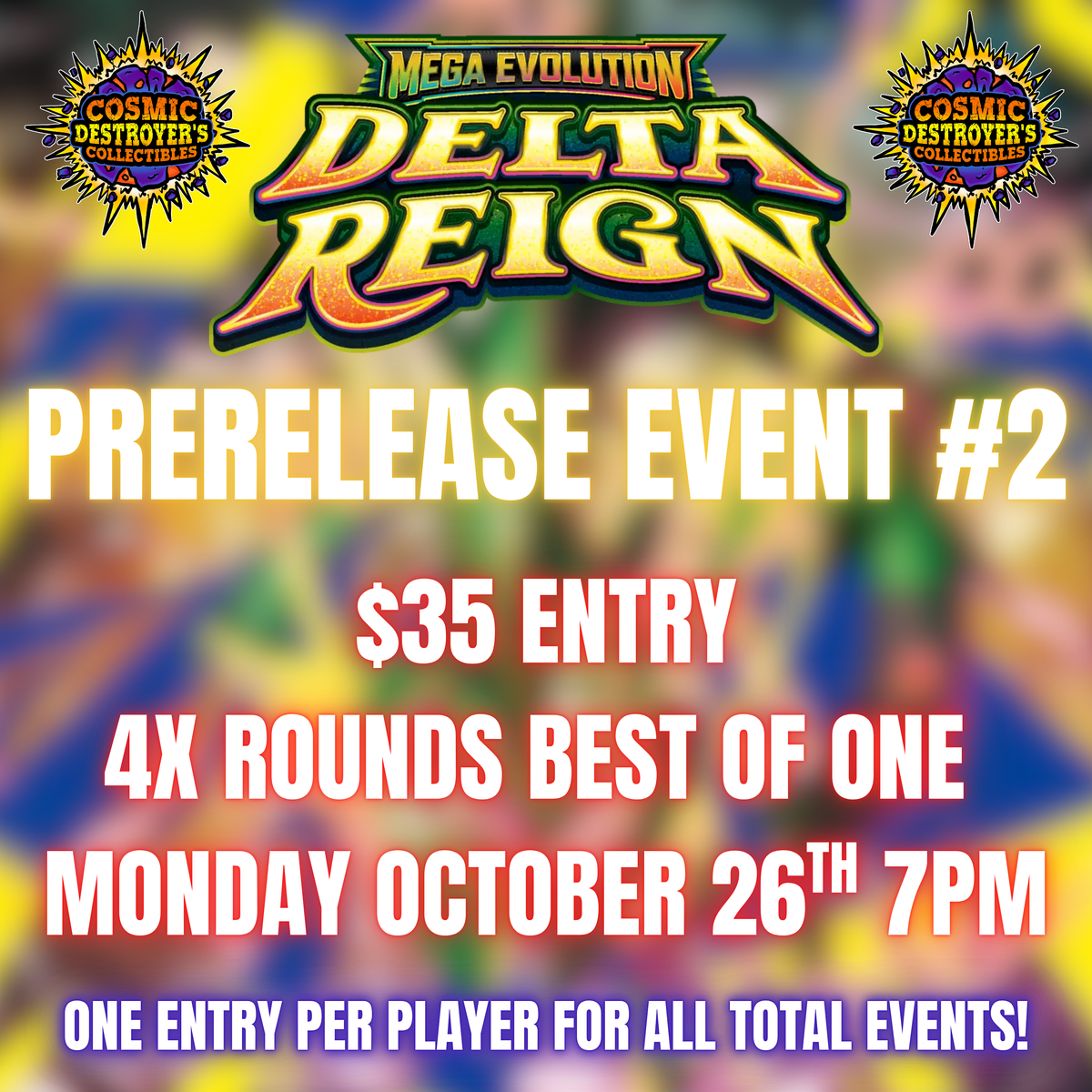 Pokemon TCG: Delta Reign Prerelease Event (YOU PICK DATE) LIMIT ONE!!!!!!!