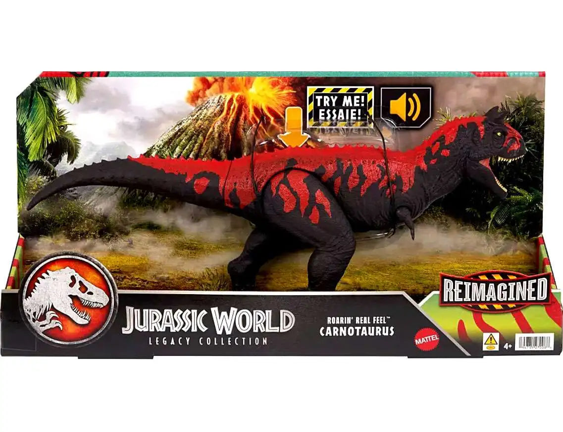 Jurassic World Legacy Collection - Reimagined - Roarin' Real Feel Carnotaurus Action Figure
