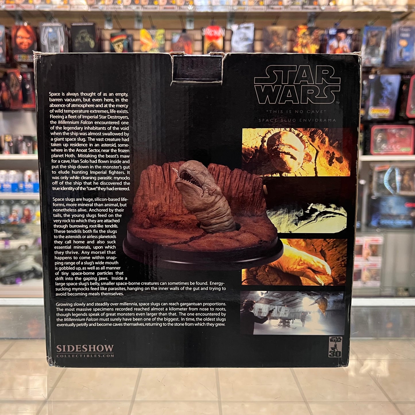 Sideshow - Star Wars "This is no Cave" Space Slug Enviorama Sideshow Exclusive 30th Anniversary
