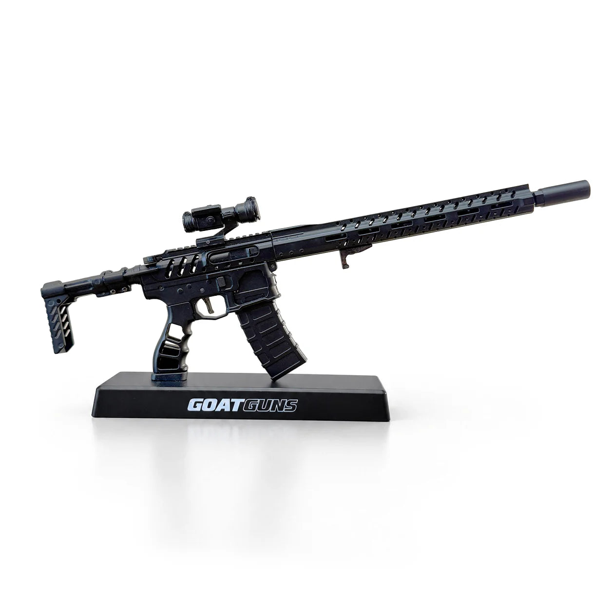Miniature AR15 Die Cast Model - (AR15 Skeleton Model Black)