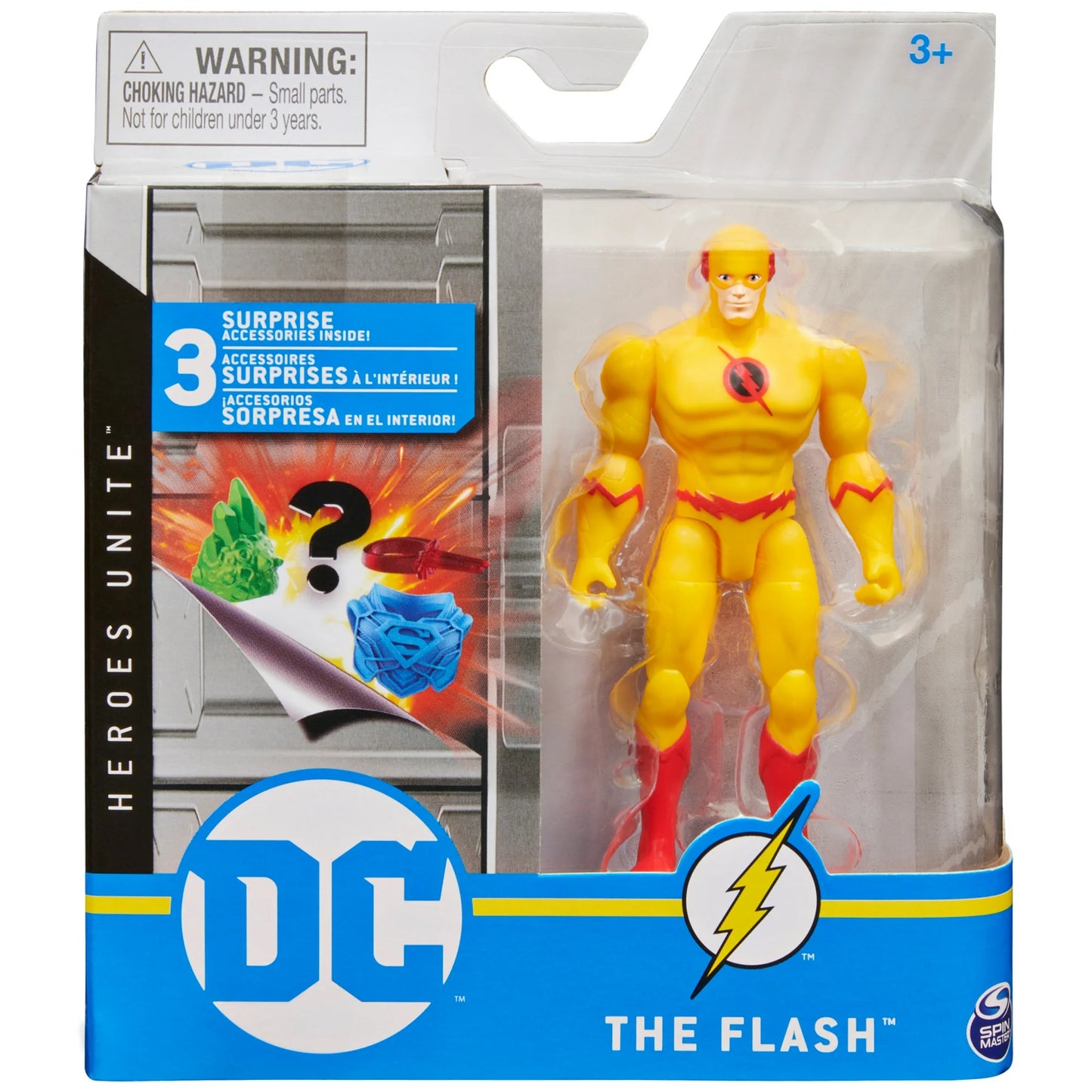 Spin Master - The Flash (Reverse Flash) with 3 Mystery Accessories - 4" Action Figure
