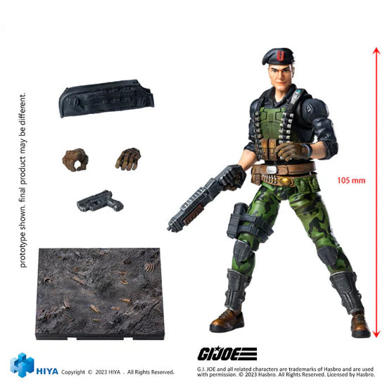HIYA Exquisite Mini Series 1/18 Scale 4 Inch G.I. Joe Flint Action Figure