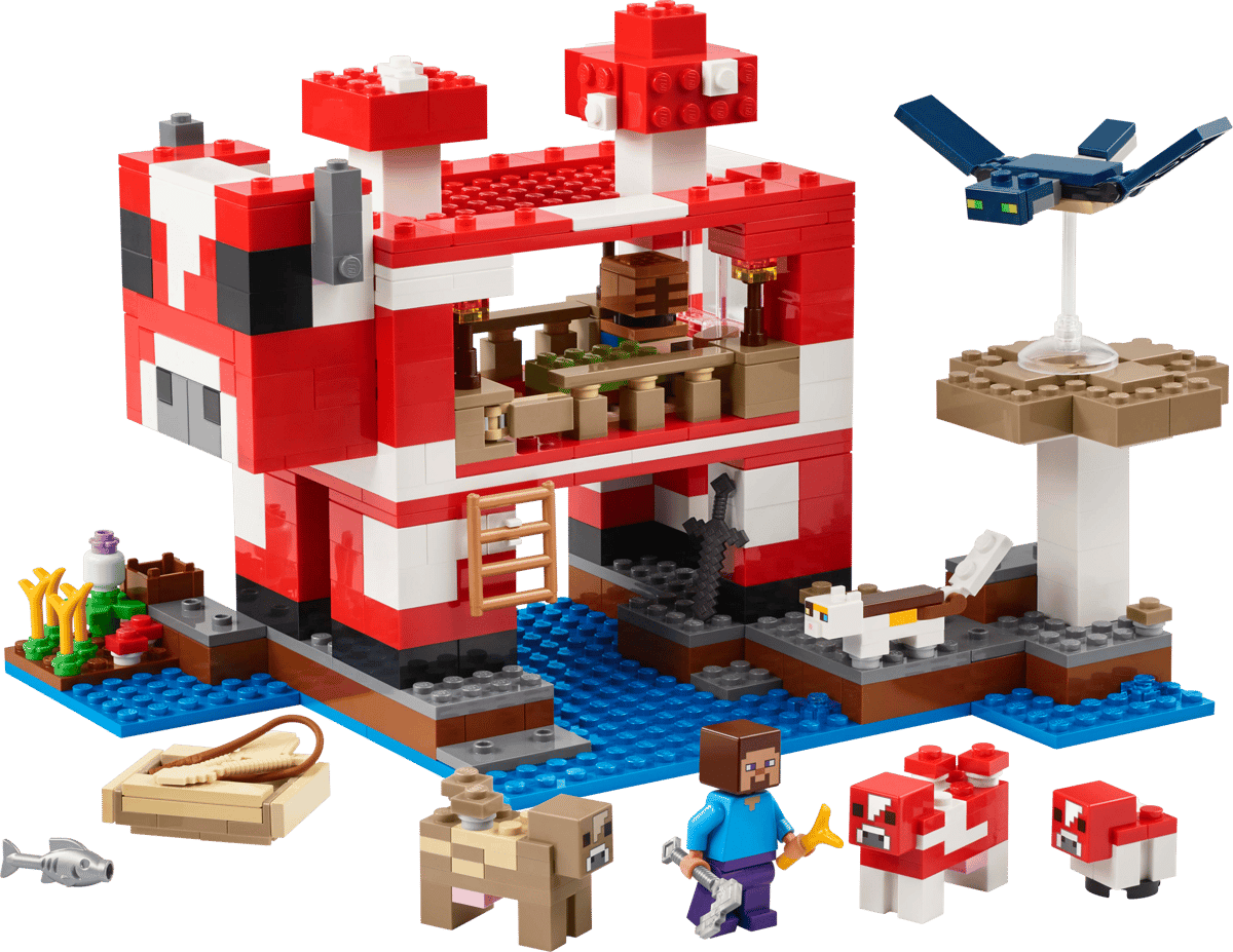 LEGO Minecraft - The Mooshroom House - 21270