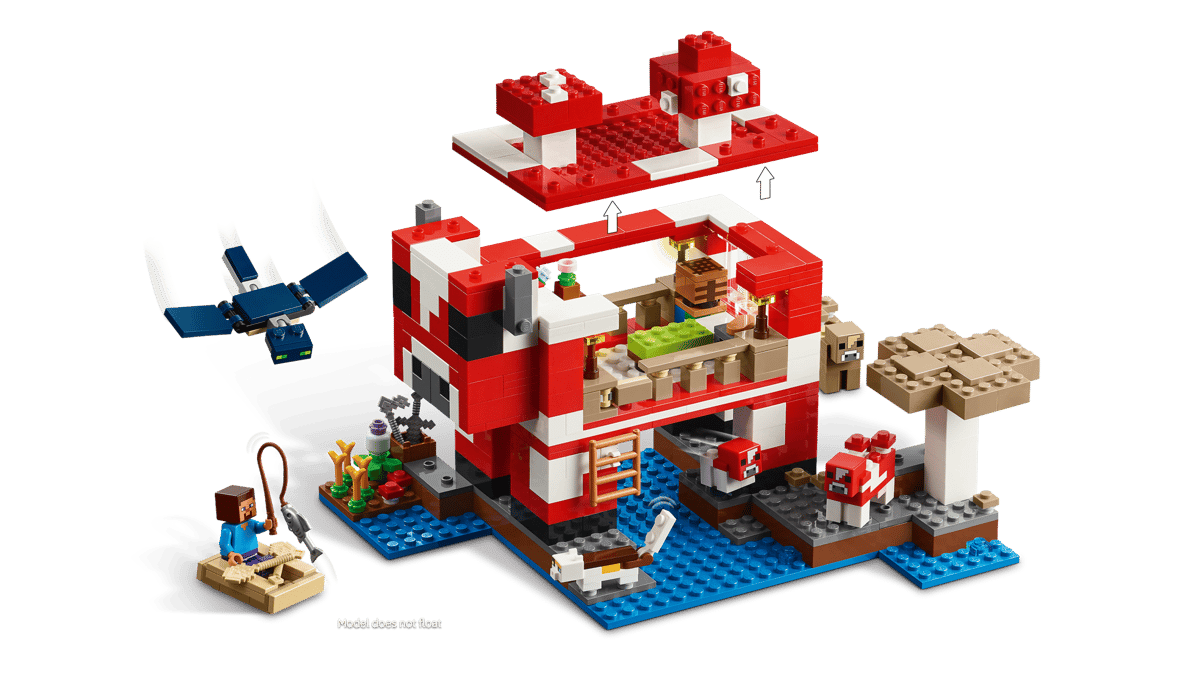 LEGO Minecraft - The Mooshroom House - 21270