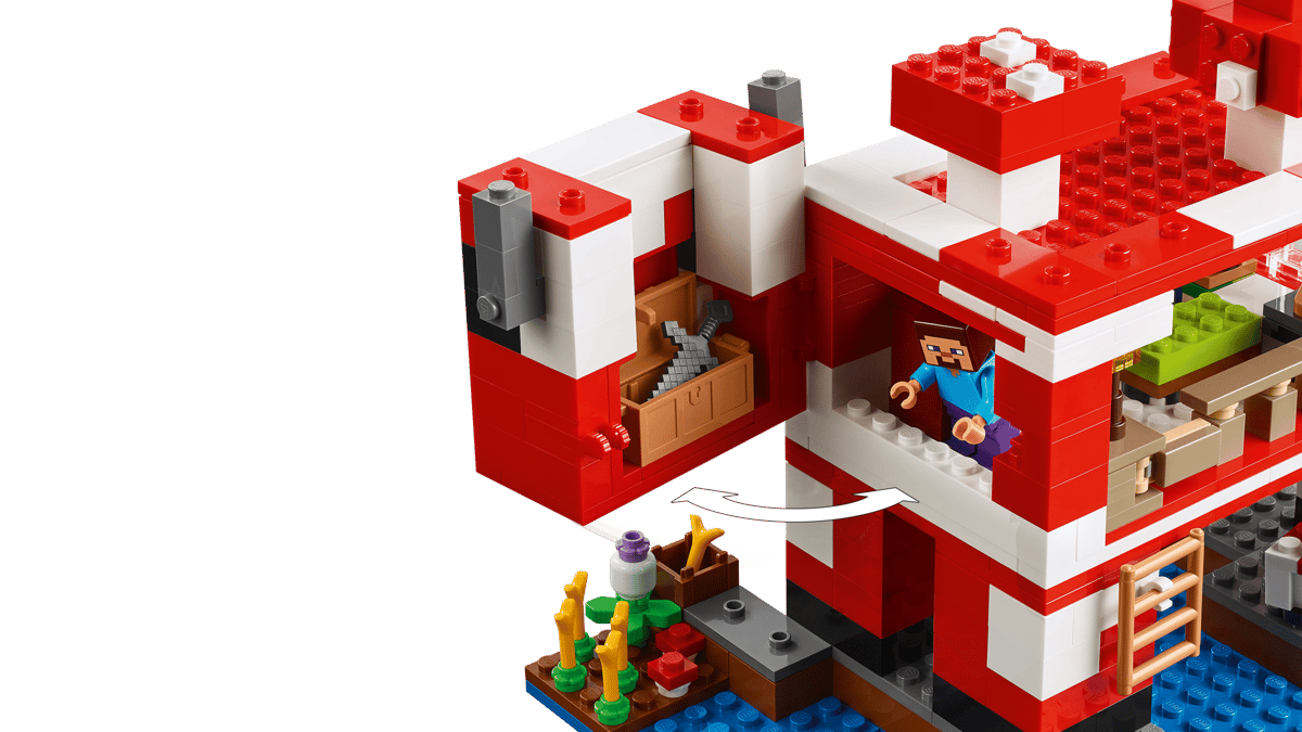 LEGO Minecraft - The Mooshroom House - 21270