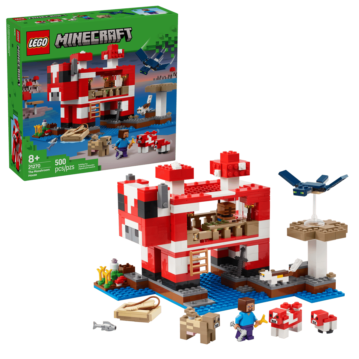 LEGO Minecraft - The Mooshroom House - 21270
