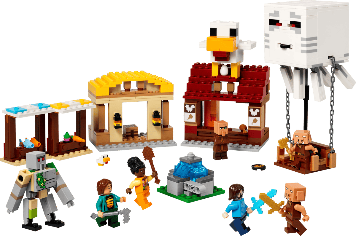 LEGO Minecraft - The Ghast Balloon Village Attack - 21273