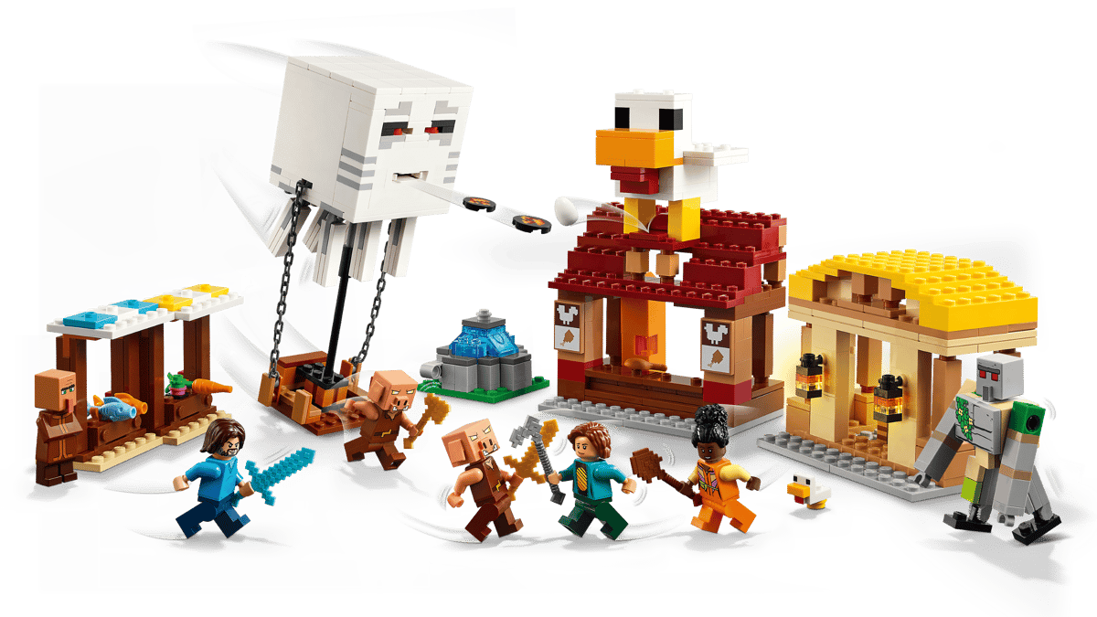LEGO Minecraft - The Ghast Balloon Village Attack - 21273