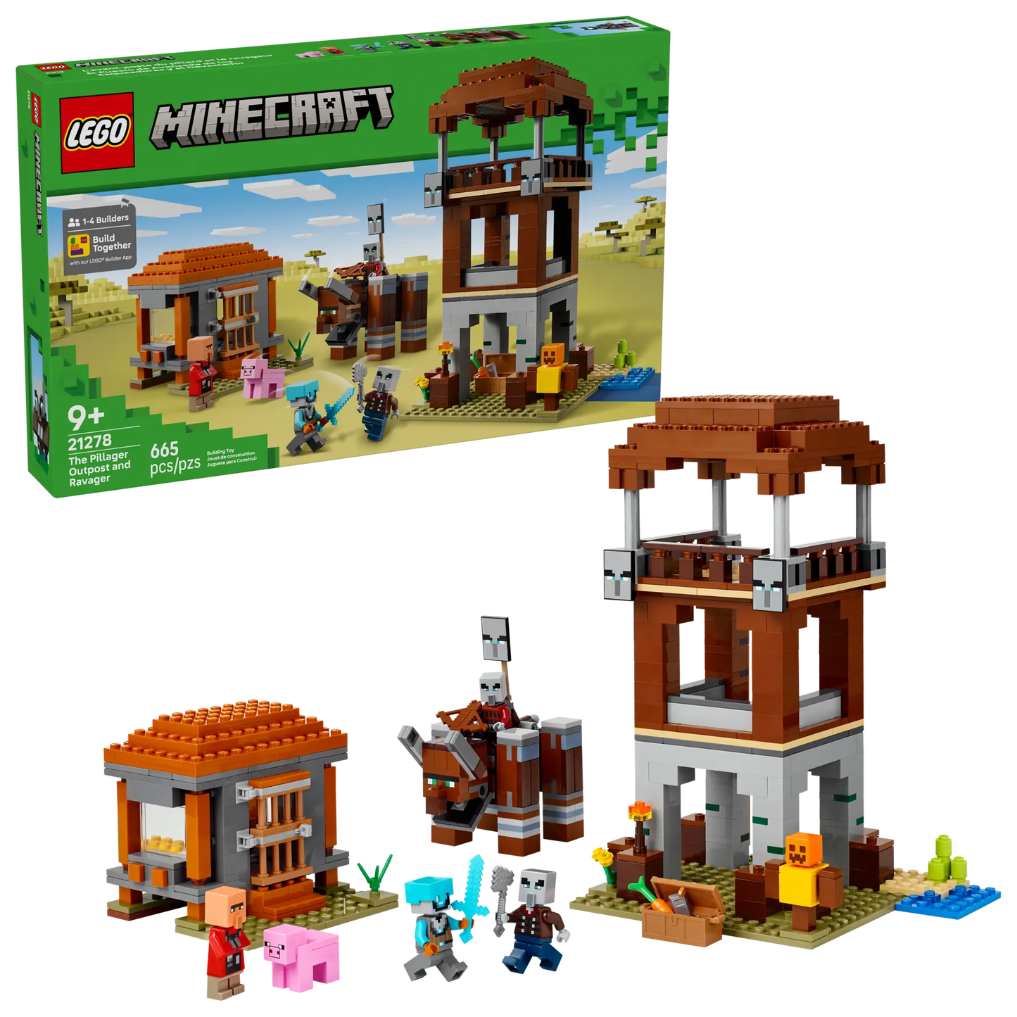 LEGO Minecraft - The Pillager Outpost and Ravager - 21278