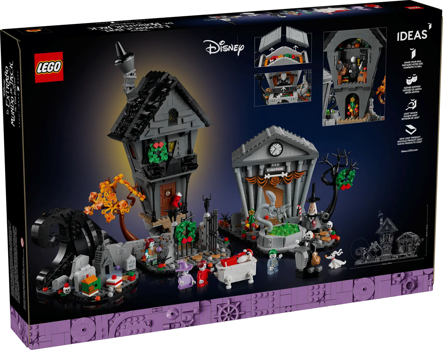 LEGO IDEAS - Disney Tim Burton's The Nightmare Before Christmas - 21351