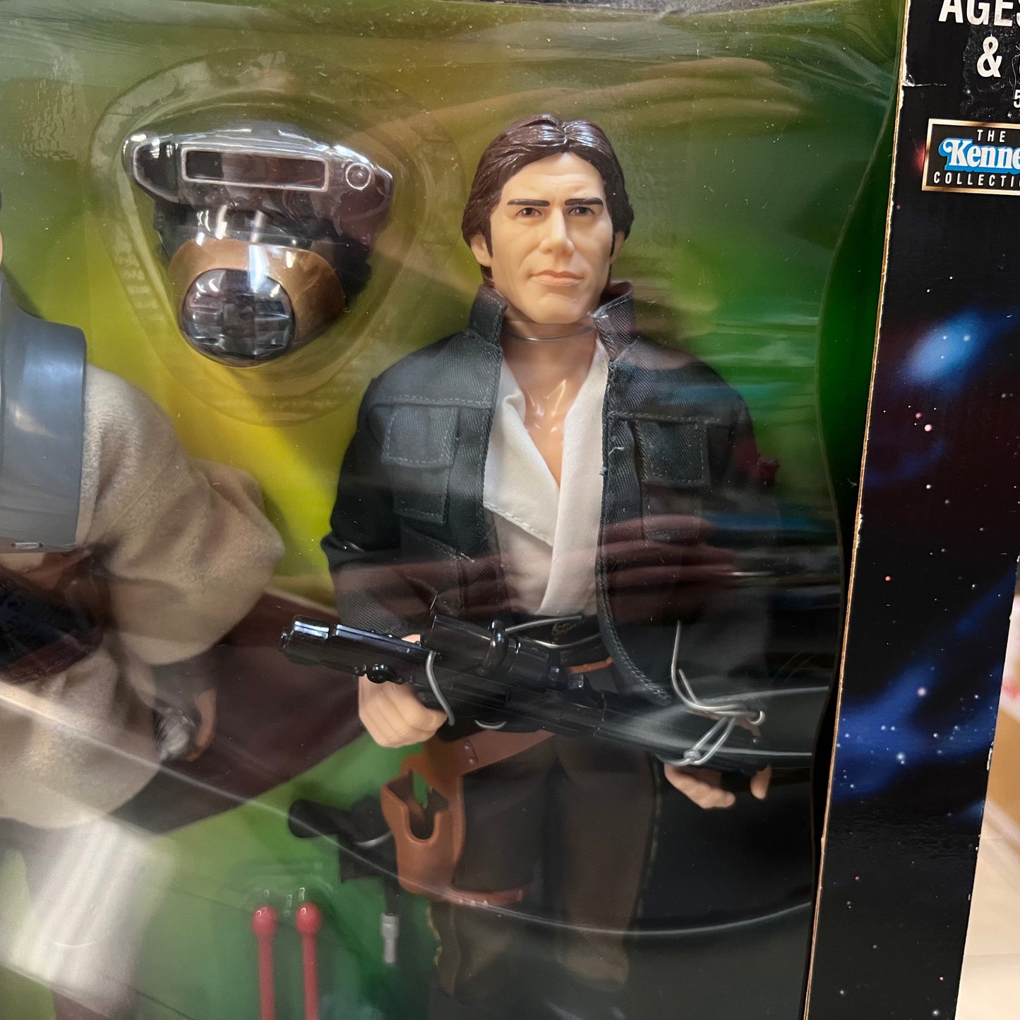 Star Wars Action Collection 12" Luke Skywalker Princess Leia Han Solo 3 pack Kenner